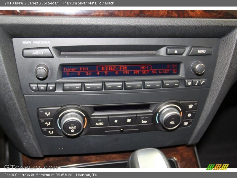 Titanium Silver Metallic / Black 2010 BMW 3 Series 335i Sedan