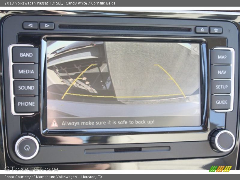 Candy White / Cornsilk Beige 2013 Volkswagen Passat TDI SEL