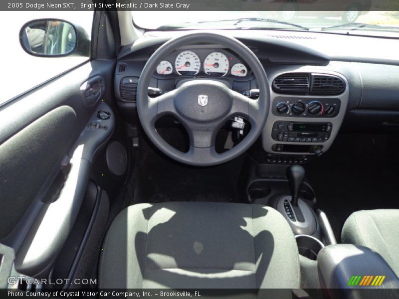 Bright Silver Metallic / Dark Slate Gray 2005 Dodge Neon SXT