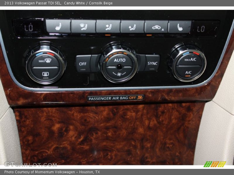 Candy White / Cornsilk Beige 2013 Volkswagen Passat TDI SEL