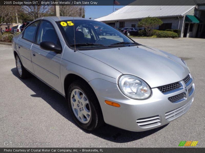 Bright Silver Metallic / Dark Slate Gray 2005 Dodge Neon SXT