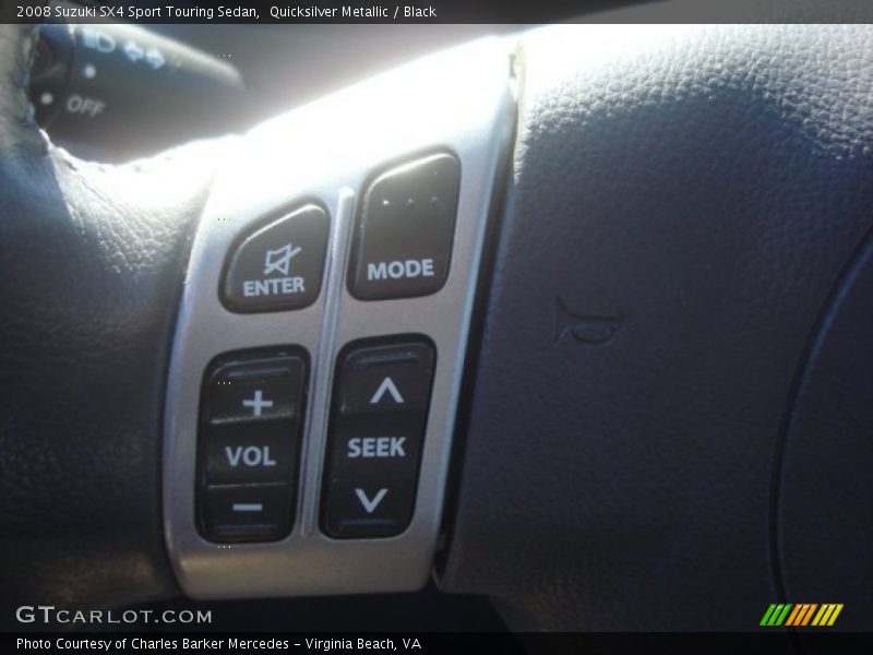Quicksilver Metallic / Black 2008 Suzuki SX4 Sport Touring Sedan