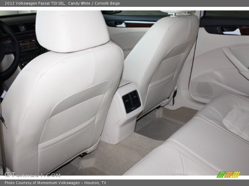 Candy White / Cornsilk Beige 2013 Volkswagen Passat TDI SEL