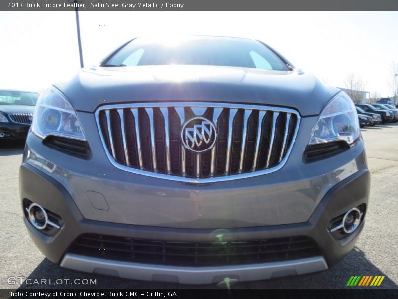 Satin Steel Gray Metallic / Ebony 2013 Buick Encore Leather