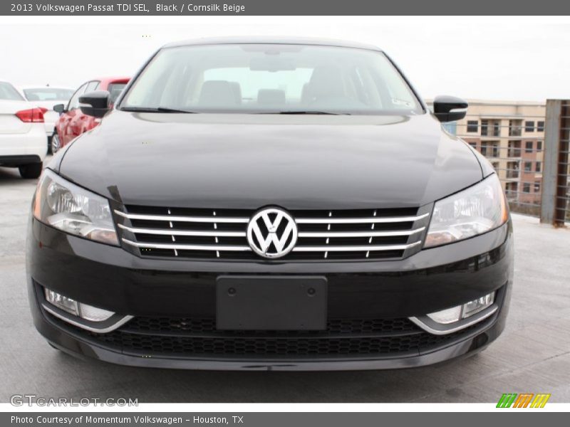 Black / Cornsilk Beige 2013 Volkswagen Passat TDI SEL