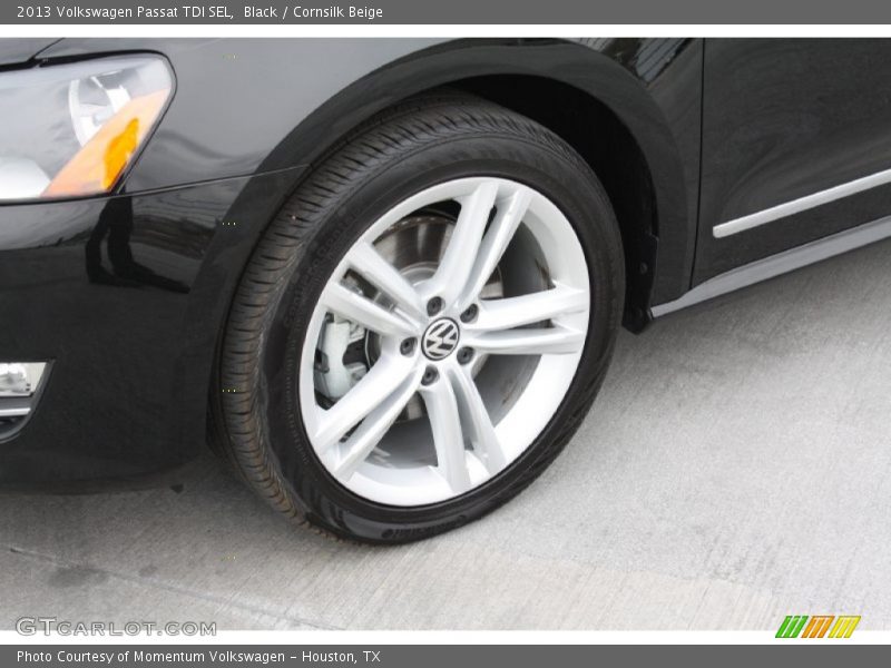 Black / Cornsilk Beige 2013 Volkswagen Passat TDI SEL