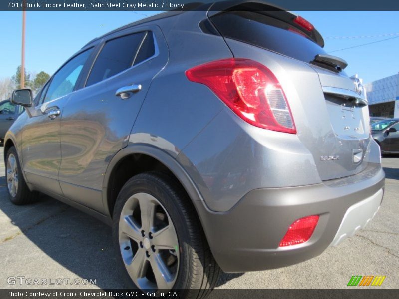 Satin Steel Gray Metallic / Ebony 2013 Buick Encore Leather