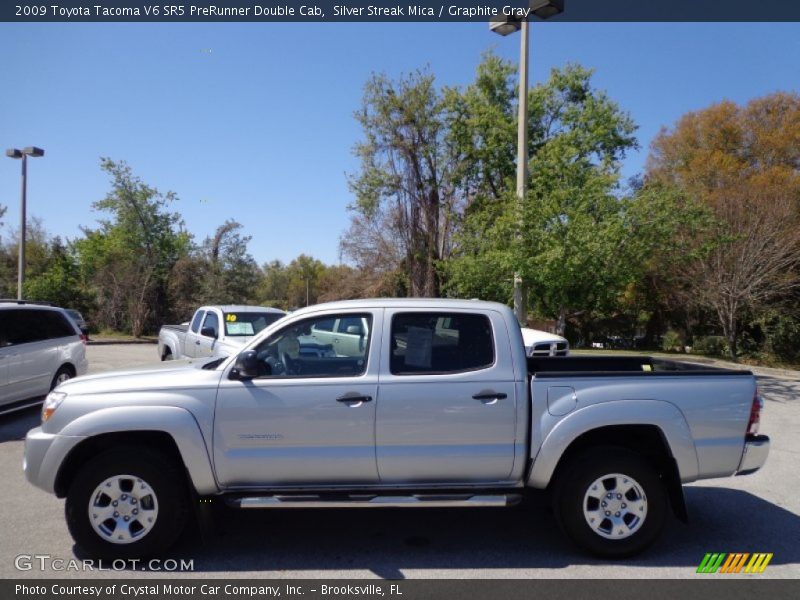 Silver Streak Mica / Graphite Gray 2009 Toyota Tacoma V6 SR5 PreRunner Double Cab