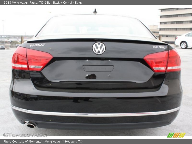 Black / Cornsilk Beige 2013 Volkswagen Passat TDI SEL
