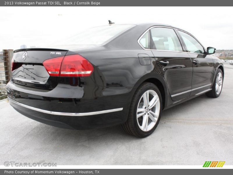 Black / Cornsilk Beige 2013 Volkswagen Passat TDI SEL