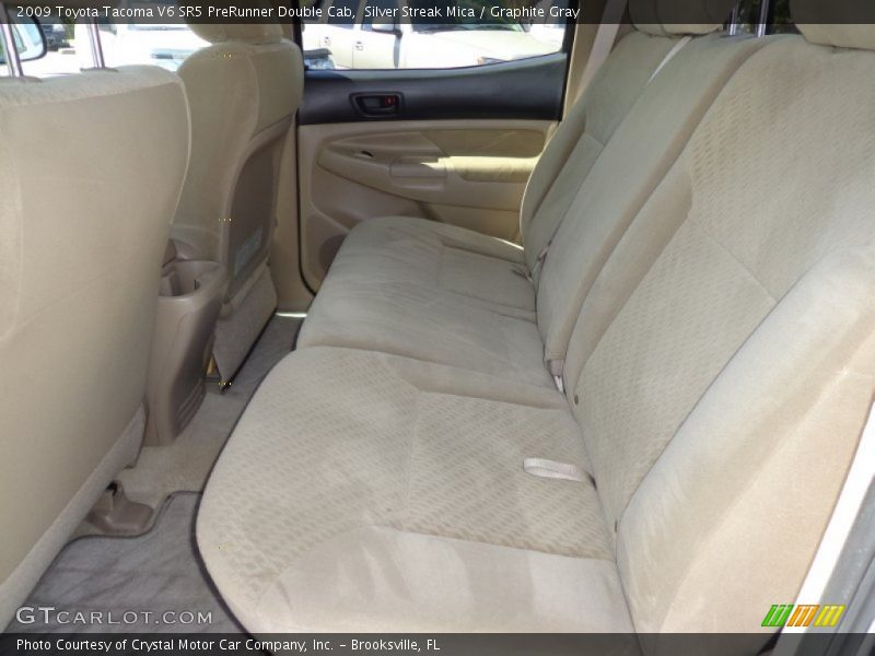 Silver Streak Mica / Graphite Gray 2009 Toyota Tacoma V6 SR5 PreRunner Double Cab