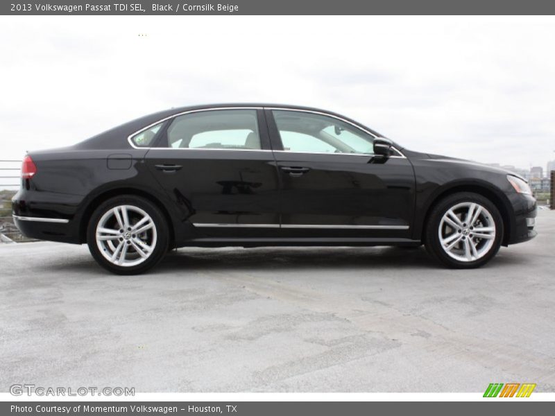 Black / Cornsilk Beige 2013 Volkswagen Passat TDI SEL