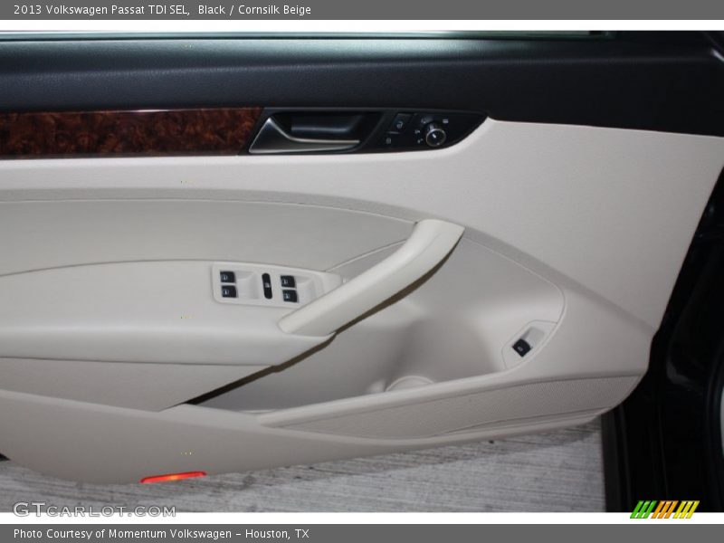 Black / Cornsilk Beige 2013 Volkswagen Passat TDI SEL