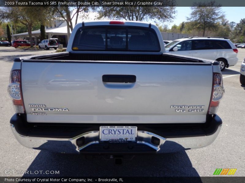 Silver Streak Mica / Graphite Gray 2009 Toyota Tacoma V6 SR5 PreRunner Double Cab