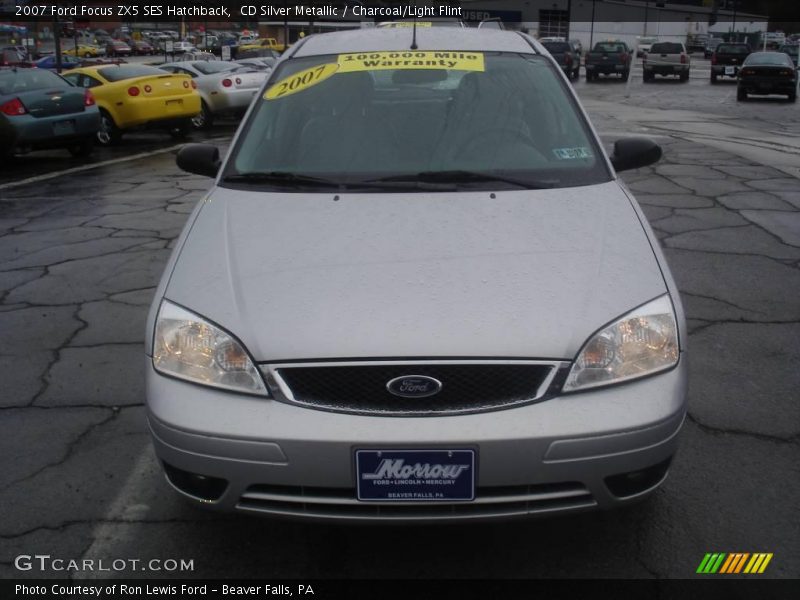 CD Silver Metallic / Charcoal/Light Flint 2007 Ford Focus ZX5 SES Hatchback
