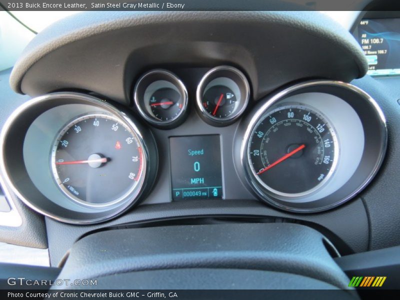  2013 Encore Leather Leather Gauges