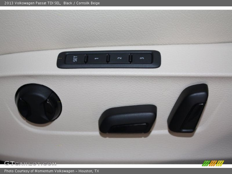 Black / Cornsilk Beige 2013 Volkswagen Passat TDI SEL