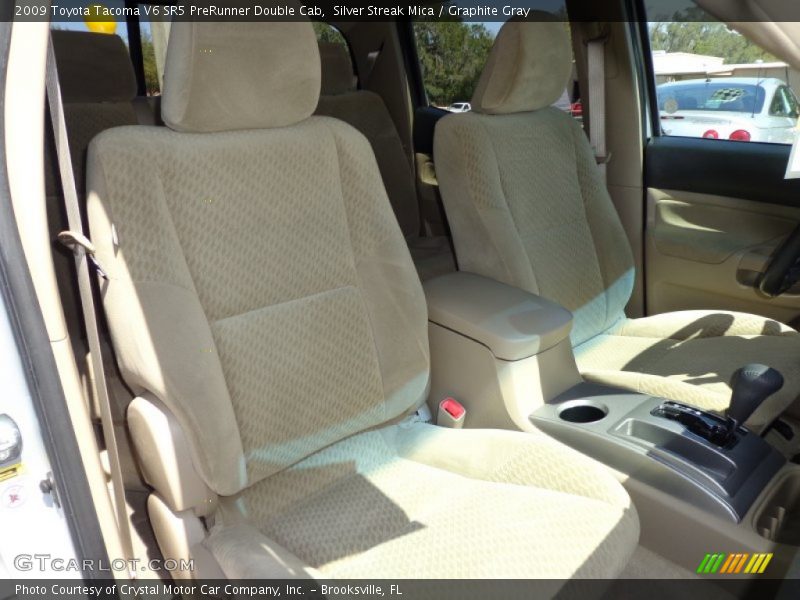 Silver Streak Mica / Graphite Gray 2009 Toyota Tacoma V6 SR5 PreRunner Double Cab