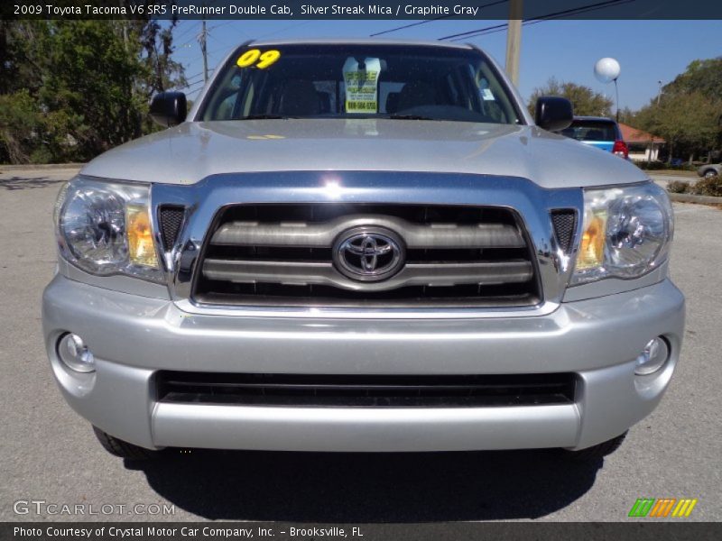 Silver Streak Mica / Graphite Gray 2009 Toyota Tacoma V6 SR5 PreRunner Double Cab