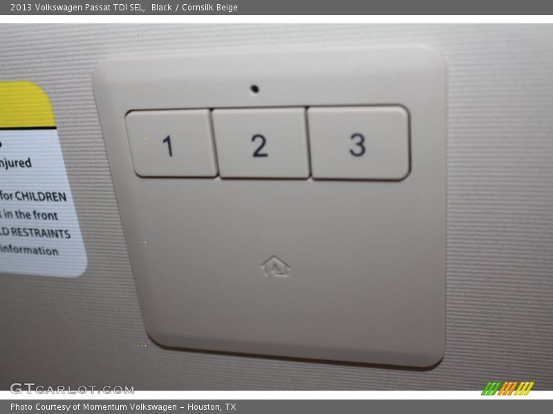Black / Cornsilk Beige 2013 Volkswagen Passat TDI SEL