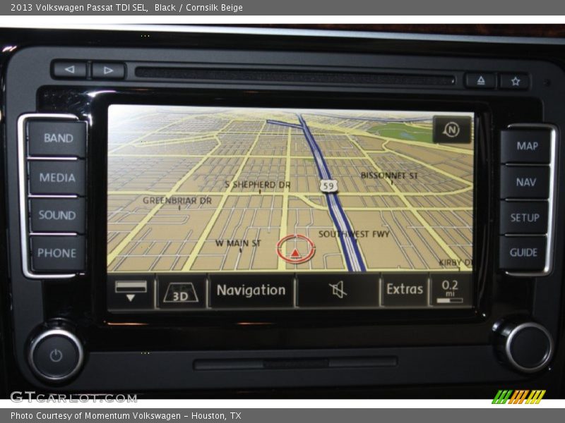 Black / Cornsilk Beige 2013 Volkswagen Passat TDI SEL