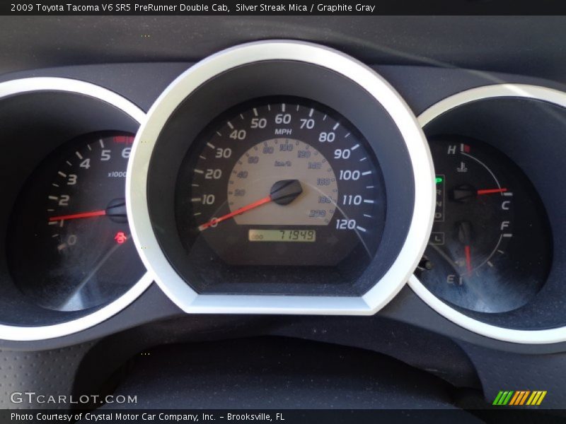Silver Streak Mica / Graphite Gray 2009 Toyota Tacoma V6 SR5 PreRunner Double Cab