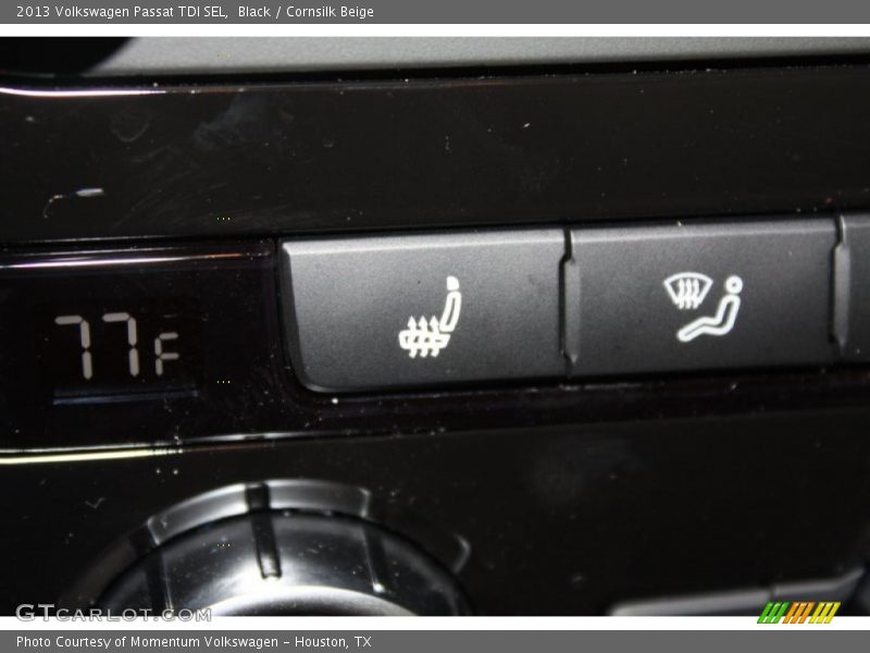Black / Cornsilk Beige 2013 Volkswagen Passat TDI SEL
