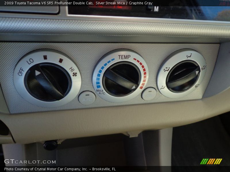 Silver Streak Mica / Graphite Gray 2009 Toyota Tacoma V6 SR5 PreRunner Double Cab