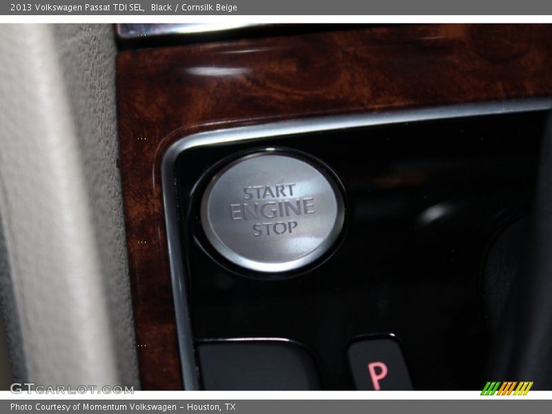 Black / Cornsilk Beige 2013 Volkswagen Passat TDI SEL
