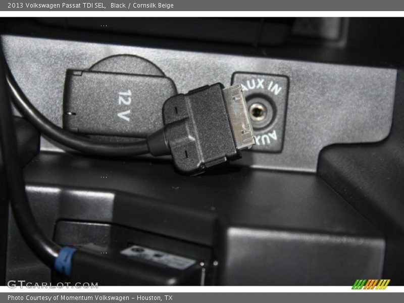 Black / Cornsilk Beige 2013 Volkswagen Passat TDI SEL
