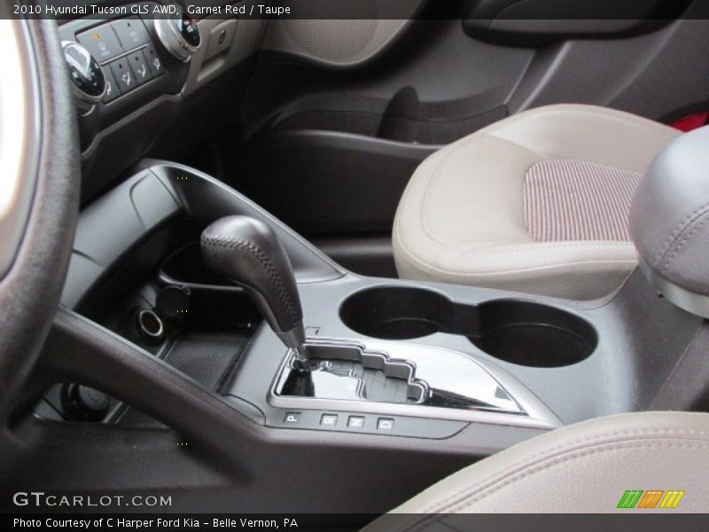 Garnet Red / Taupe 2010 Hyundai Tucson GLS AWD