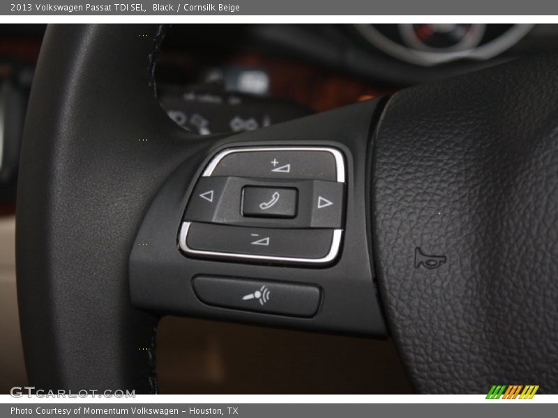 Black / Cornsilk Beige 2013 Volkswagen Passat TDI SEL