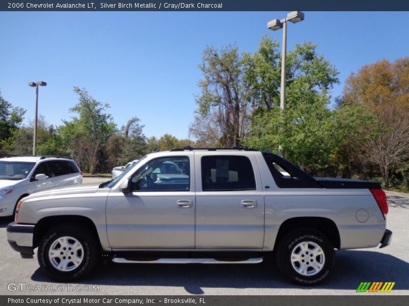 Silver Birch Metallic / Gray/Dark Charcoal 2006 Chevrolet Avalanche LT