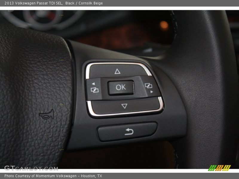 Black / Cornsilk Beige 2013 Volkswagen Passat TDI SEL