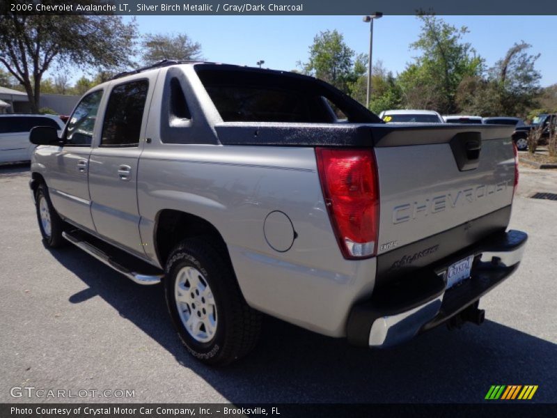 Silver Birch Metallic / Gray/Dark Charcoal 2006 Chevrolet Avalanche LT