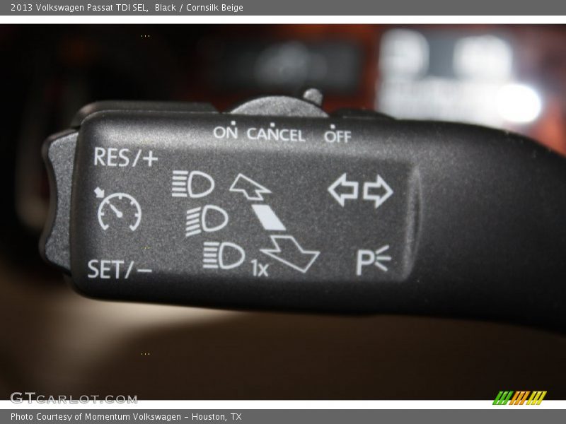 Black / Cornsilk Beige 2013 Volkswagen Passat TDI SEL