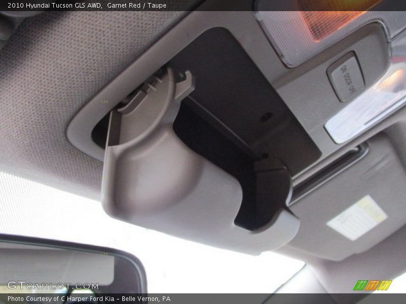 Garnet Red / Taupe 2010 Hyundai Tucson GLS AWD