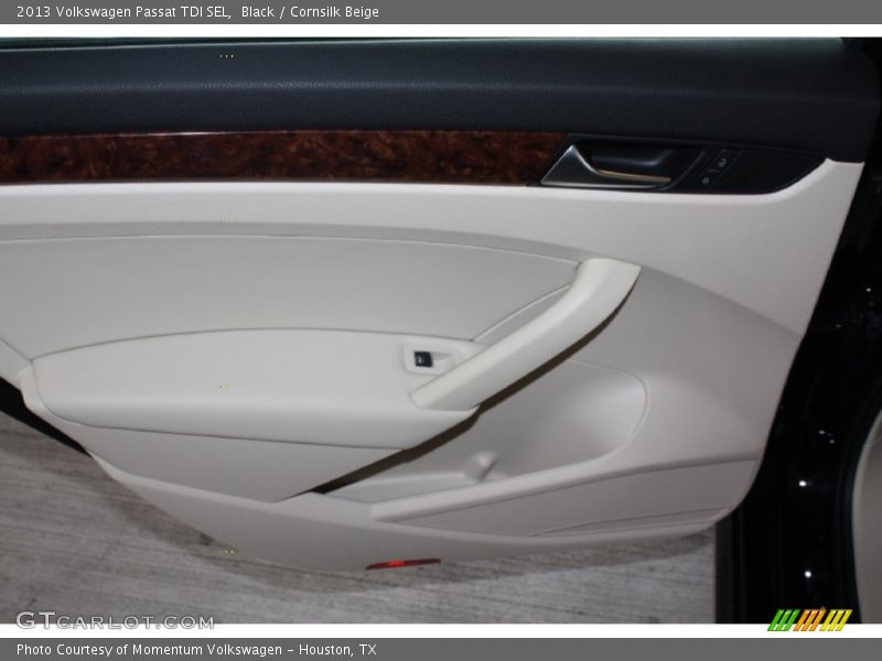 Black / Cornsilk Beige 2013 Volkswagen Passat TDI SEL