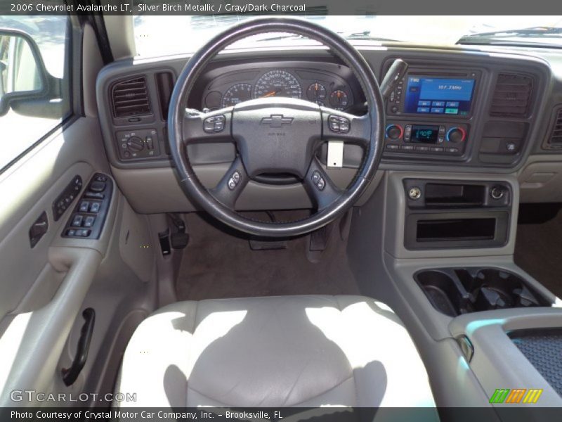 Silver Birch Metallic / Gray/Dark Charcoal 2006 Chevrolet Avalanche LT