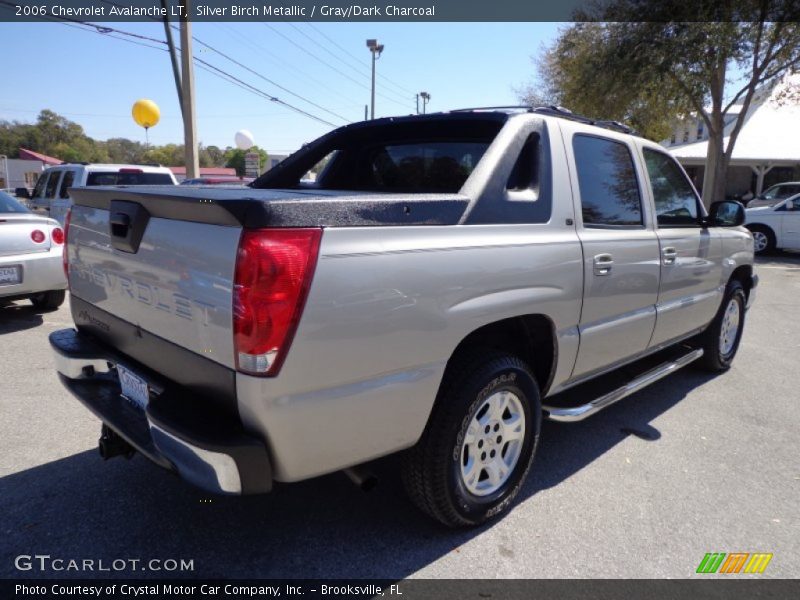 Silver Birch Metallic / Gray/Dark Charcoal 2006 Chevrolet Avalanche LT