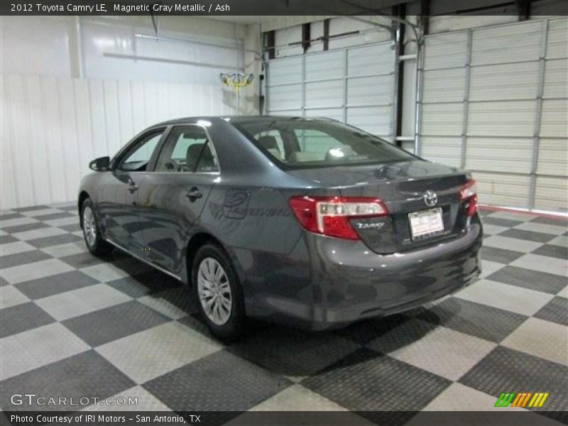 Magnetic Gray Metallic / Ash 2012 Toyota Camry LE