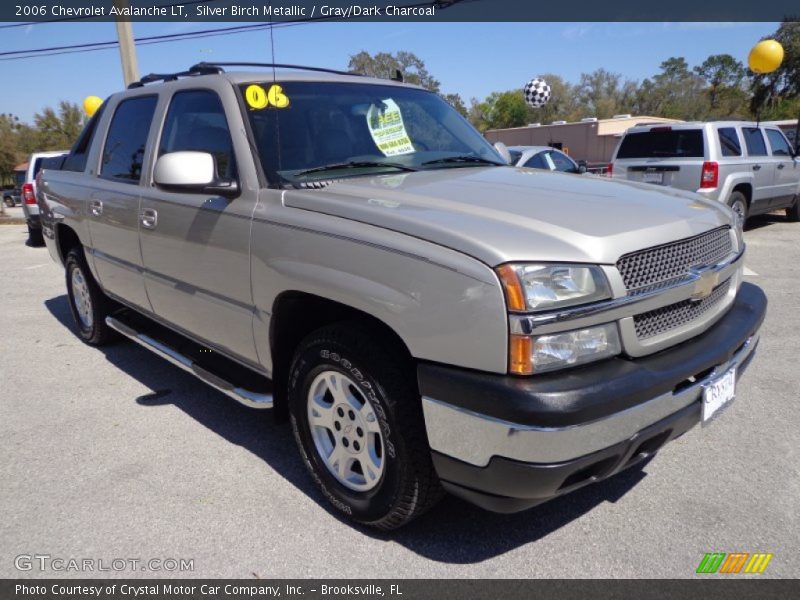 Silver Birch Metallic / Gray/Dark Charcoal 2006 Chevrolet Avalanche LT