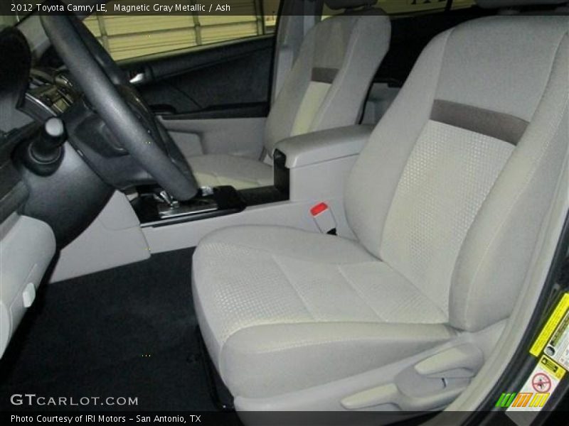 Magnetic Gray Metallic / Ash 2012 Toyota Camry LE