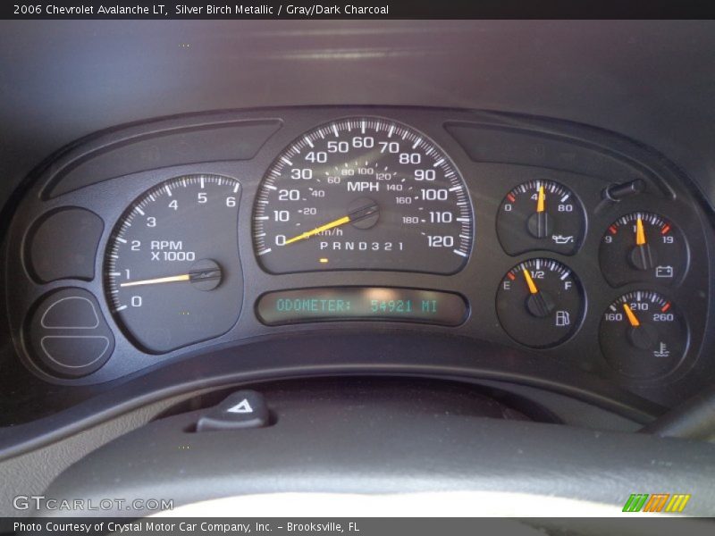 Silver Birch Metallic / Gray/Dark Charcoal 2006 Chevrolet Avalanche LT
