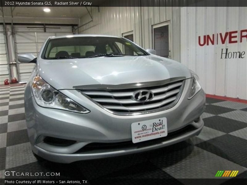 Radiant Silver / Gray 2012 Hyundai Sonata GLS
