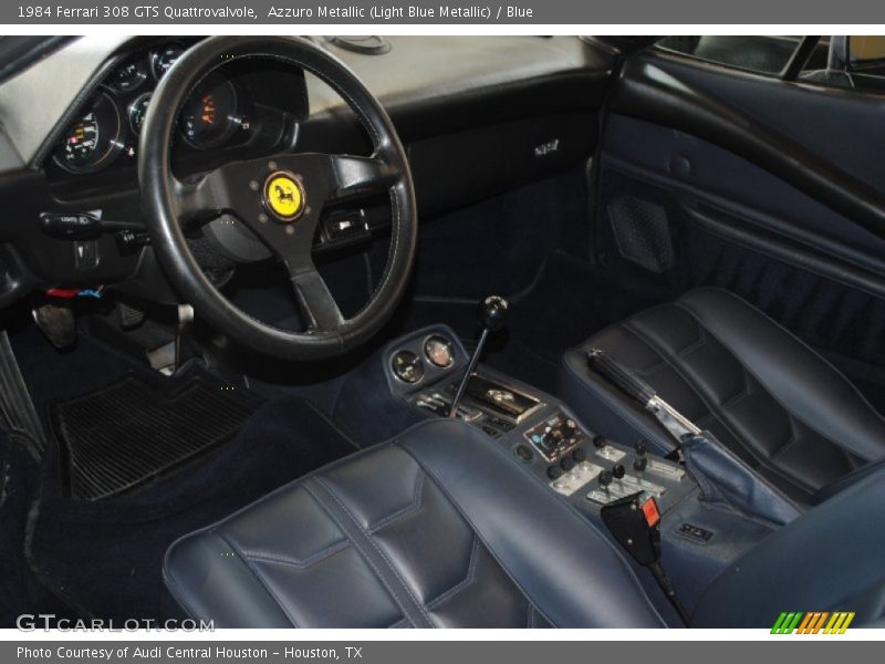 Blue Interior - 1984 308 GTS Quattrovalvole 