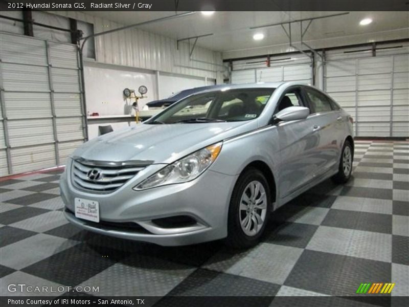 Radiant Silver / Gray 2012 Hyundai Sonata GLS