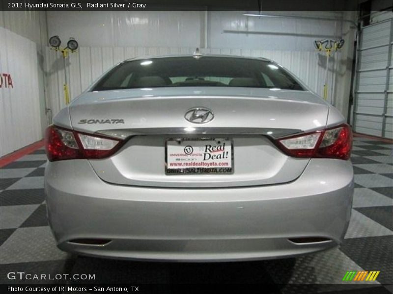 Radiant Silver / Gray 2012 Hyundai Sonata GLS