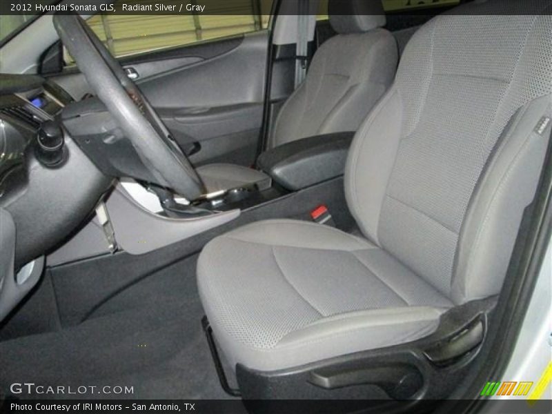 Radiant Silver / Gray 2012 Hyundai Sonata GLS