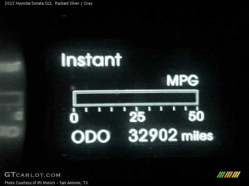 Radiant Silver / Gray 2012 Hyundai Sonata GLS